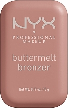 Бронзирующая крем-пудра для лица - NYX Professional Makeup Buttermelt Bronzer — фото N1