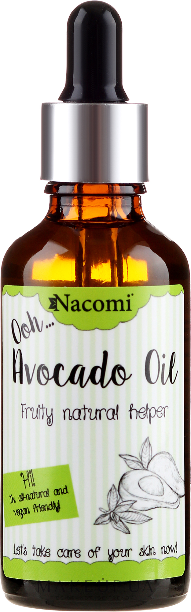 Масло авокадо с пипеткой - Nacomi Avocado Oil — фото 50ml