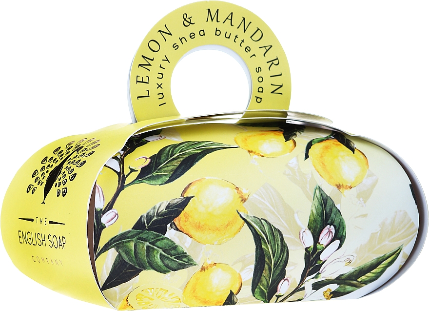 Мыло "Лимон и мандарин" - The English Soap Company Lemon and Mandarin Gift Soap — фото N1