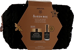 Духи, Парфюмерия, косметика Набор - Apivita Night Set Queen Bee (f/cr/50ml + eye/cr/15ml + bag)