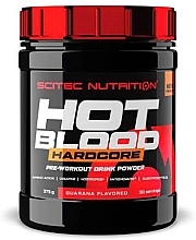 Передтренувальний комплекс - Scitec Nutrition Hot Blood Hardcore Guarana — фото N1