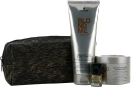 Духи, Парфюмерия, косметика Набор - Schwarzkopf Professional BlondMe (shm/250ml + mask/200ml + polish/5ml)