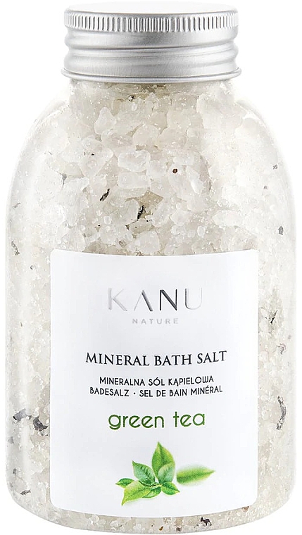 Минеральная соль для ванны "Зеленый чай" - Kanu Nature Mineral Green Tea Bath Salt — фото N1