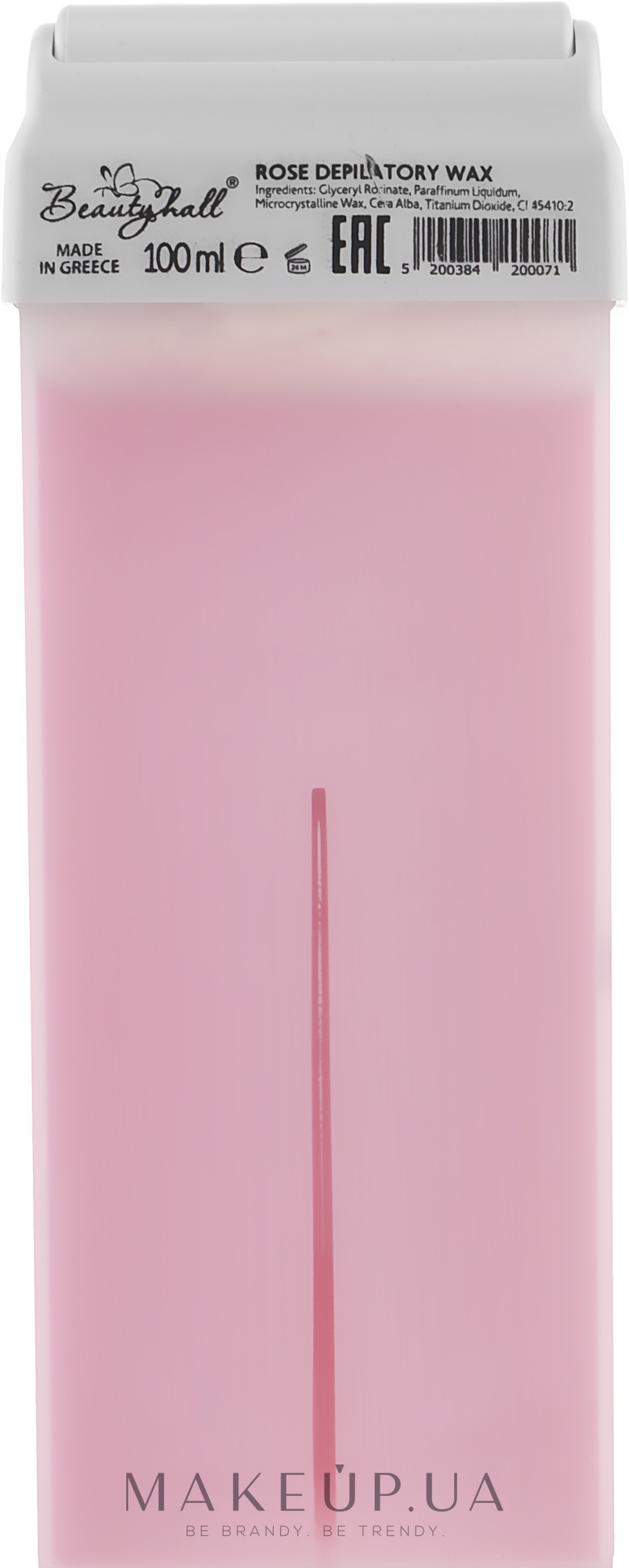 Віск для депіляції в касеті "Троянда" - Beautyhall Pink Rose Depilatory Wax — фото 100ml