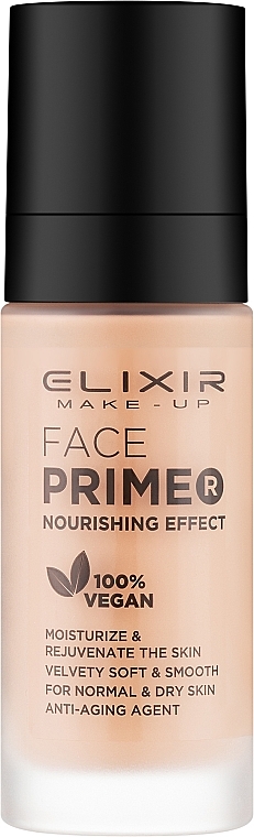 Праймер для обличчя - Elixir Make-up Face Primer Nourishing Effect — фото N1
