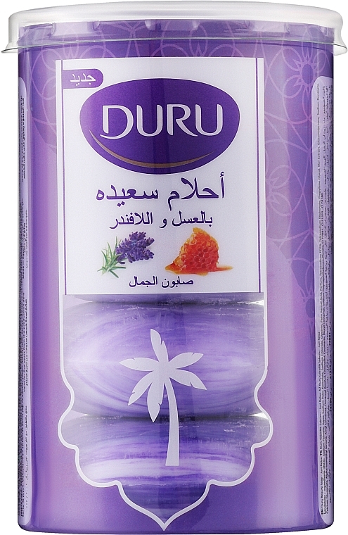 Косметическое мыло с экстрактом меда и ароматом лаванды - Duru Just Relax Honey & Lavender Beauty Soap — фото N1