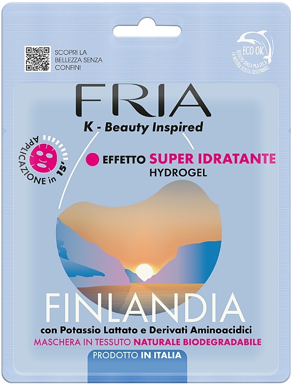 Зволожувальна маска для обличчя "Фінляндія" - Fria — фото N1
