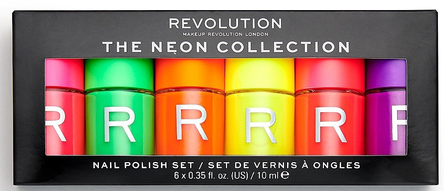 Набор - Makeup Revolution The Neon Collection (nail/6x10ml) — фото N1