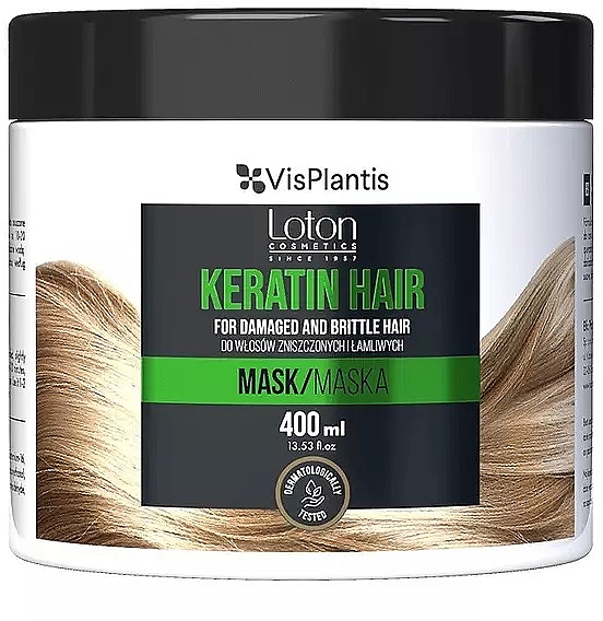 Маска для волос с кератином - Vis Plantis Loton Keratin Hair Mask