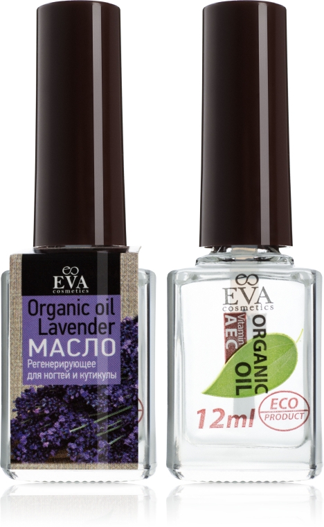 Масло регенерирующее для ногтей и кутикулы "Лаванда" - Eva Cosmetics Organic Oil Lavander — фото N1