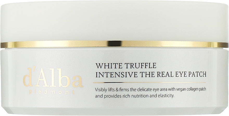 Гидрогелевые патчи с экстрактом белого трюфеля - D'Alba White Truffle Intensive The Real Eye Patch — фото N1