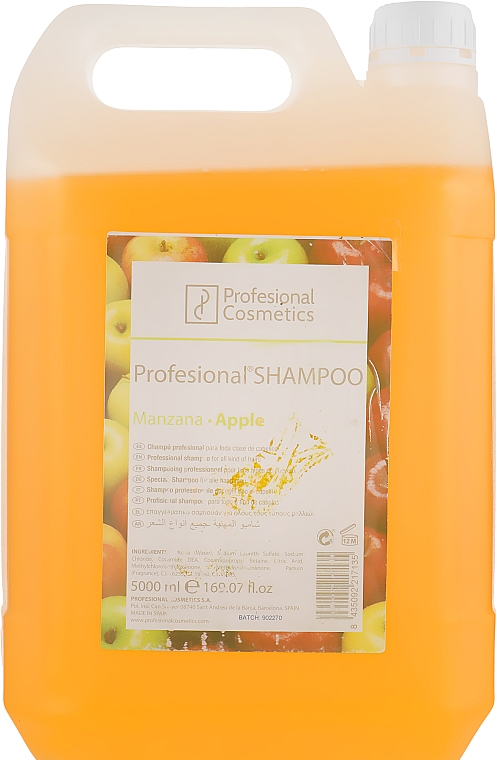 Професіональний шампунь для салонів краси "Яблуко" - Profesional Cosmetics Shampoo — фото N1