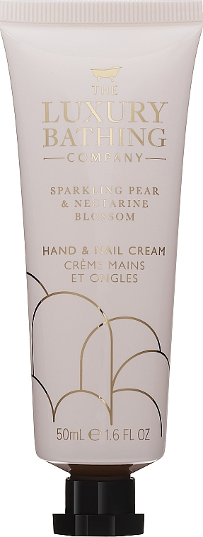 Крем для рук и ногтей - Grace Cole The Luxury Bathing Company Deluxe Sparkling Pear & Nectarine Blossom Hand & Nail Cream — фото N1