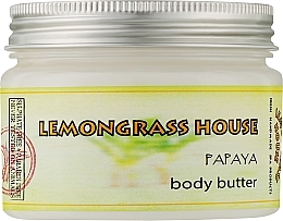 Парфумерія, косметика Живильний крем з каріте "Папая" - Lemongrass House Papaya Body Butter