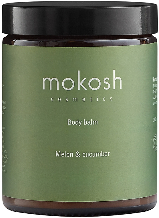 Бальзам для тіла "Диня і огірок" - Mokosh Cosmetics Body Balm Melon & Cucumber — фото N1
