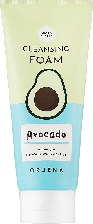 Очищувальна пінка для обличчя з авокадо - Orjena Cleansing Foam Avocado