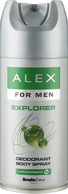 Дезодорант-спрей для чоловіків - Bradoline Alex Explorer Deodorant — фото N1