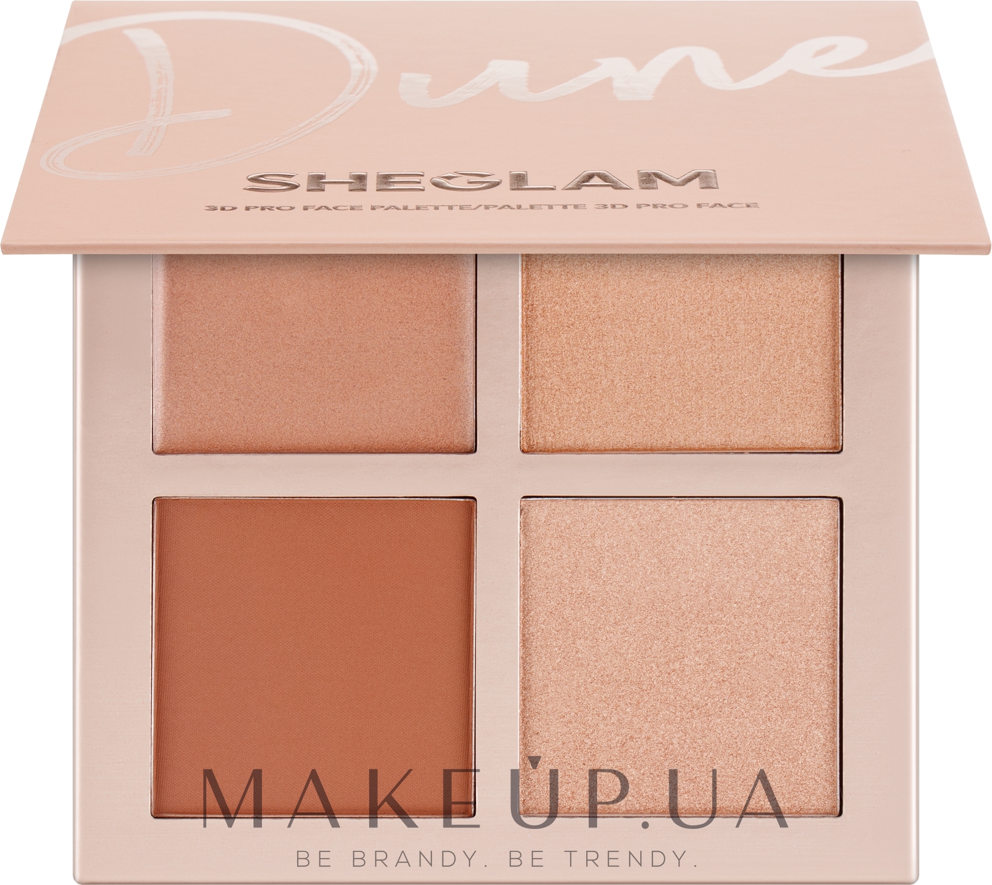 Палетка для обличчя - Sheglam 3D Pro Face Palette — фото Dune