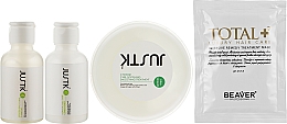 Набор для молекулярного восстановления волос - JustK (shmp/50ml + cond/50ml + ser/50ml + mask/30ml) — фото N2