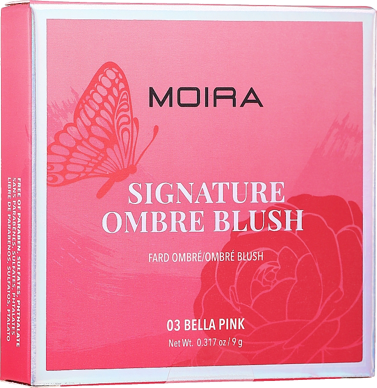 Рум'яна для обличчя - Moira Signature Ombre Blush — фото N8