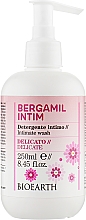 Жидкое мыло для интимной гигиены - Bioearth Bergamil Intimate Wash — фото N1