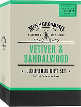 Духи, Парфюмерия, косметика Набор - Scottish Fine Soaps Luxurius Giftset Vetiver & Sandalwood (scrub/75ml + shaving/cr/75ml + a/sh/balm/75ml + soap/40g)