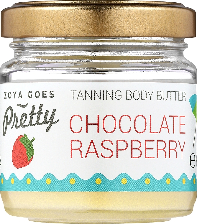 Масло для загара - Zoya Goes Pretty Chocolate Raspberry Tanning Body Butter — фото N1