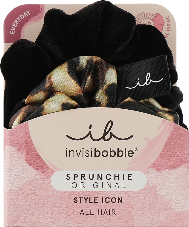 Резинка-браслет для волос, 2 шт. - Invisibobble Sprunchie The Iconic Beauties — фото N1