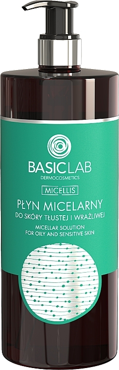 Міцелярна вода для жирної і чутливої шкіри - BasicLab Dermocosmetics Micellis — фото N1