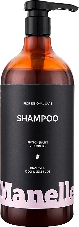 Шампунь безсульфатный - Manelle Professional Care Phytokeratin Vitamin B5 Shampoo — фото N5