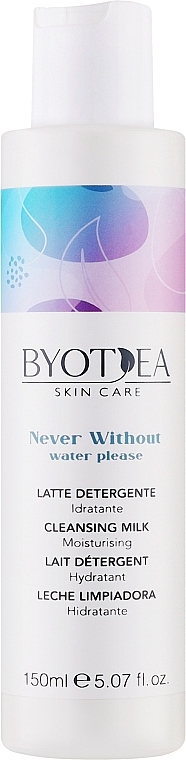 Очищувальне зволожувальне молочко для обличчя - Byothea Byotea Never Without Water Please Cleansing Milk — фото N1