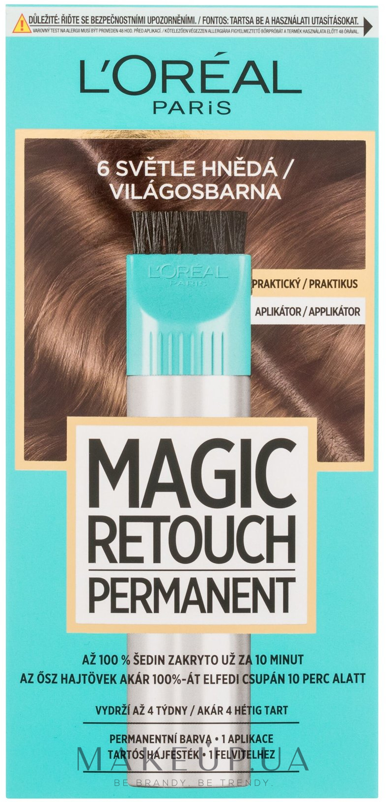 Краска-апликатор для волос - L'Oréal Paris Magic Retouch Permanent — фото 6 - Light Brown