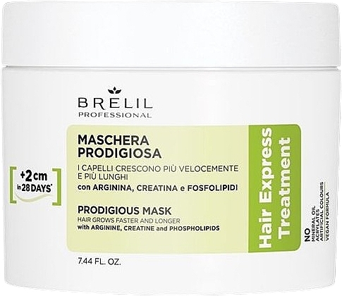 Маска для интенсивного роста волос - Brelil Hair Express Treatment Prodigious Mask — фото N1