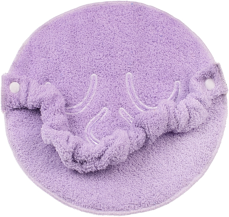Полотенце компрессионное для косметических процедур, сиреневое "Towel Mask" - MAKEUP Facial Spa Cold & Hot Compress Lilac — фото N3