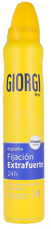 Пена для волос - Giorgi Line Perfect Fix 24h Extra Strong Foam Nº4 — фото N1