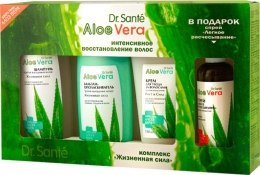 Духи, Парфюмерия, косметика Комплекс "Жизненная сила" - Dr. Sante Aloe Vera (sh/250ml + con/250ml + cr/150ml + spr/150ml)