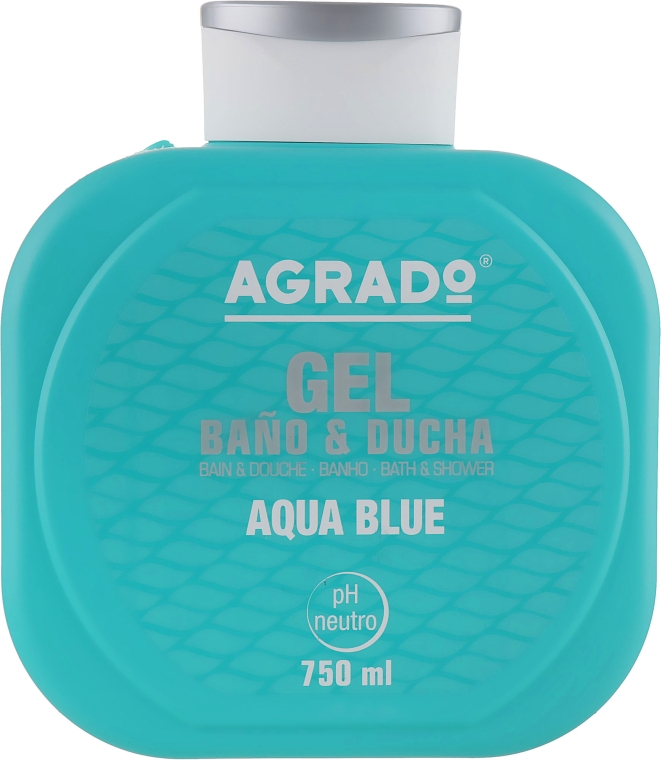 Гель для душа "Чистая вода" - Agrado Aqua Blue Shower Gel — фото N1