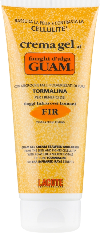 Антицеллюлитный подтягивающий крем-гель с микрокристаллами Турмалина - Guam FIR Cream Gel — фото N2