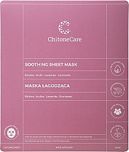 Заспокійлива тканинна маска - Chitone Care Soothing Sheet Mask — фото N1