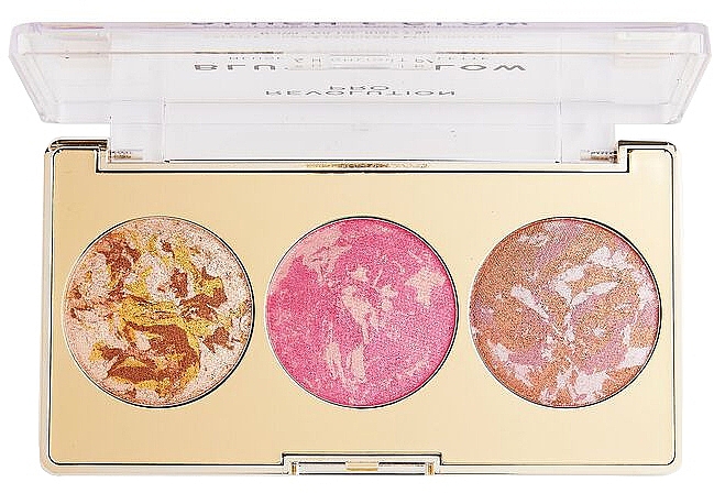 Палетка для макияжа лица - Revolution Pro Blush & Glow Palette — фото N2