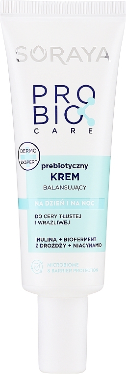 Пробіотичний крем для жирної та чутливої шкіри - Soraya Probio Care Face Cream
