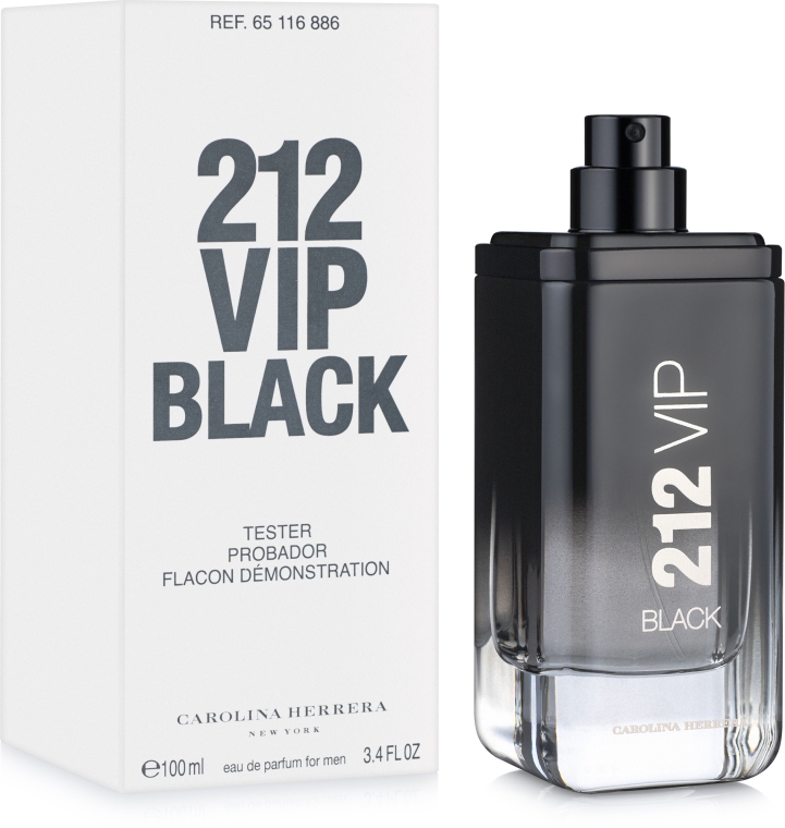 Carolina Herrera 212 VIP Black - Парфюмированная вода (тестер без крышечки) — фото N2
