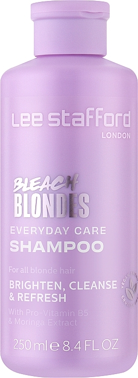 Ежедневный шампунь для осветленных волос - Lee Stafford Bleach Blondes Everyday Care Shampoo — фото N1