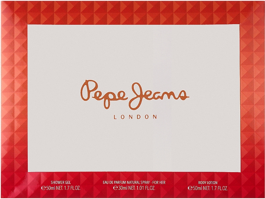 Pepe Jeans For Her - Набор (edp/30ml + b/lot/50ml + sh/gel/50ml)