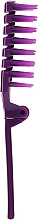 Расческа скелетная с защитными шариками, фиолетовая - Lady Victory — фото N3