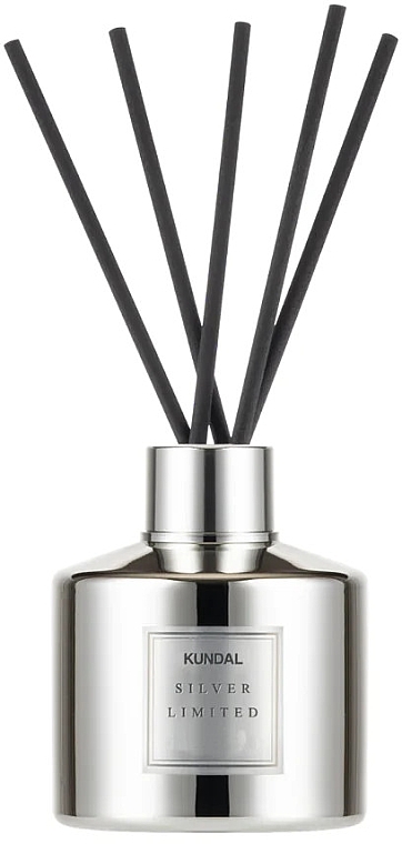 Набір аромадифузорів "Чисте мило" - Kundal Perfume Diffuser Silver Edition Clean Soap — фото N1
