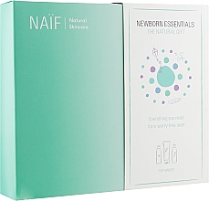 Парфумерія, косметика Набір - Naif Newborn Essentials the Natural Gift (b/oil/100ml + b/cr/75ml + b/oil/100ml)