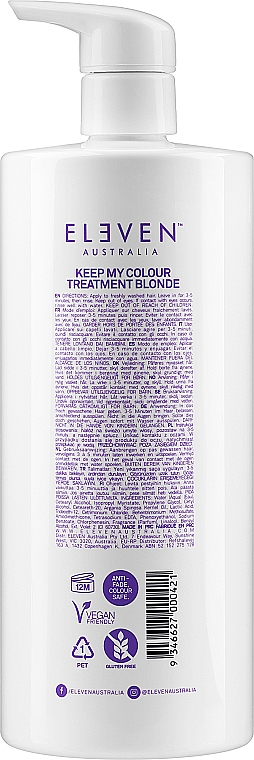 Маска для окрашенных волос - Eleven Australia Keep My Color Treatment Blonde — фото N2