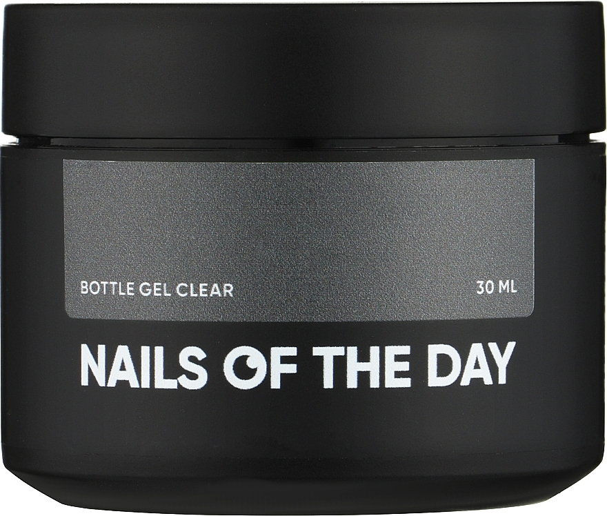 Гель для зміцнення нігтів, прозорий - Nails Of The Day Bottle Gel Clear