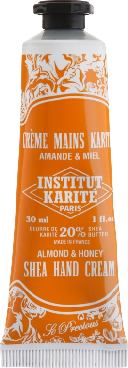 Крем для рук - Institut Karite Shea Hand Cream So Precious Almond And Honey — фото N2